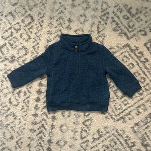 Janie and Jack Quarter-Zip Sweatshirt - 6-12 Months
